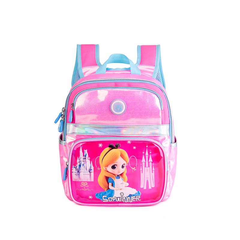 Backpack ແສງສະຫວ່າງ LED ສໍາລັບໂຮງຮຽນມັດທະຍົມ